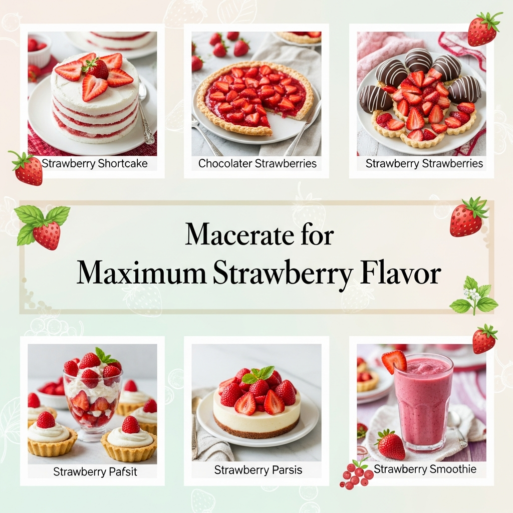 Macerate for Maximum Strawberry Flavor