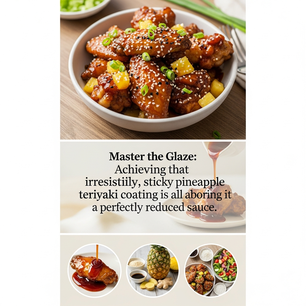 Master the Glaze: Achieving that irresistible, sticky pineapple teriyaki coating is all about layering a perfectly reduced sauce.