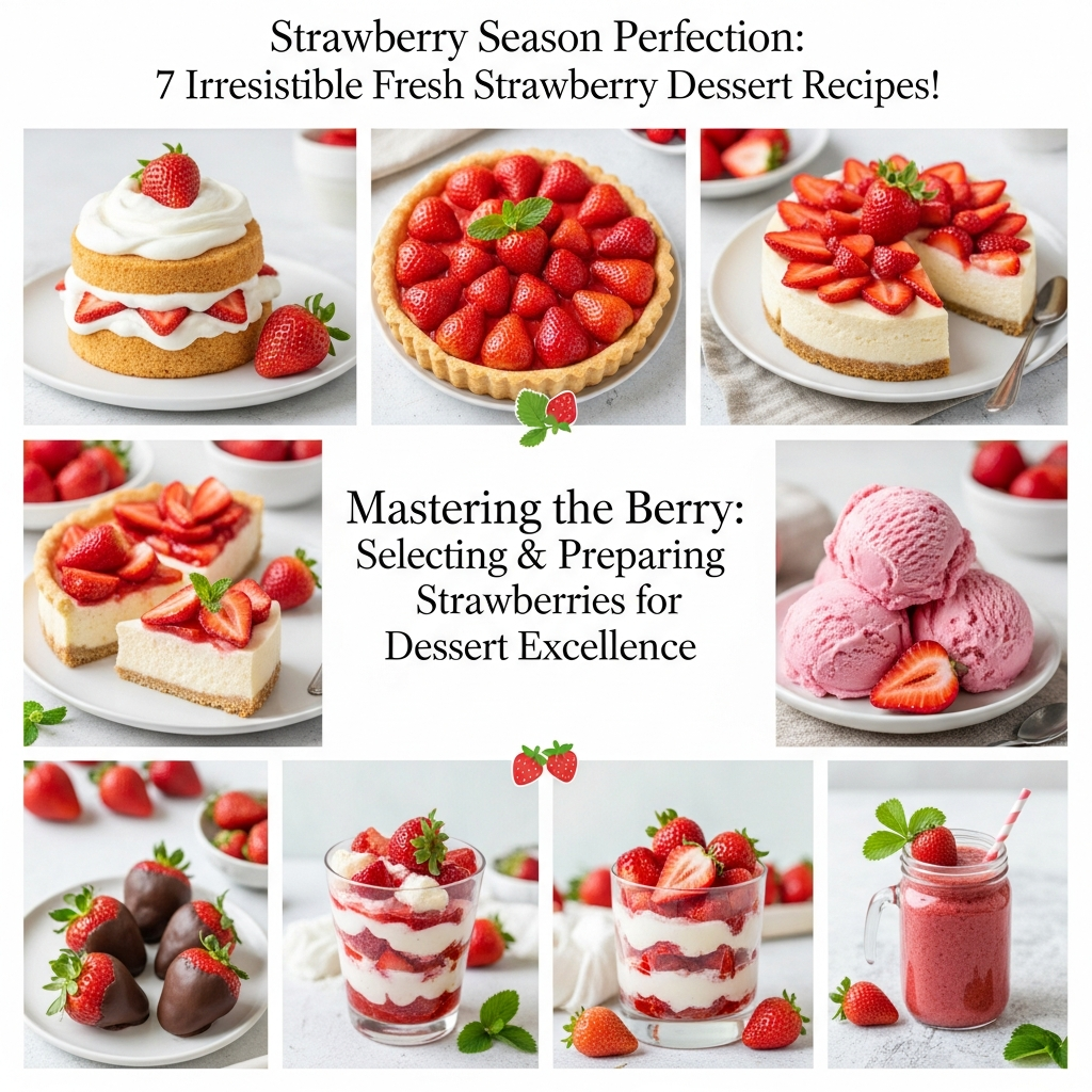 Mastering the Berry: Selecting & Preparing Strawberries for Dessert Excellence