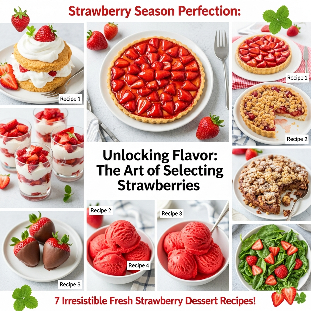 Strawberry Season Perfection: 7 Irresistible Fresh Strawberry Dessert Recipes!